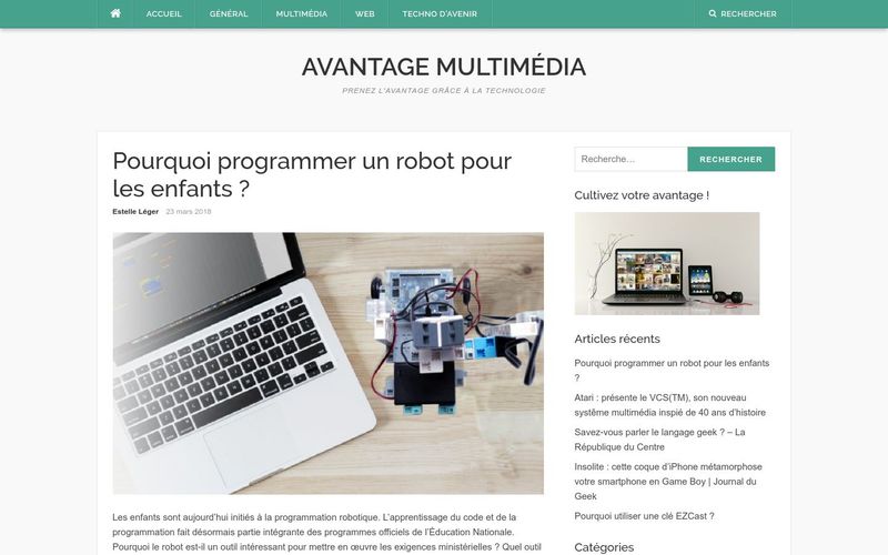 Pourquoi programmer un robot pour les enfants ? – Avantage multimédia