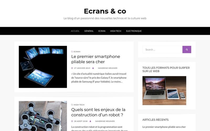Ecrans & co - Le blog d'un passionné des nouvelles technos et la culture web