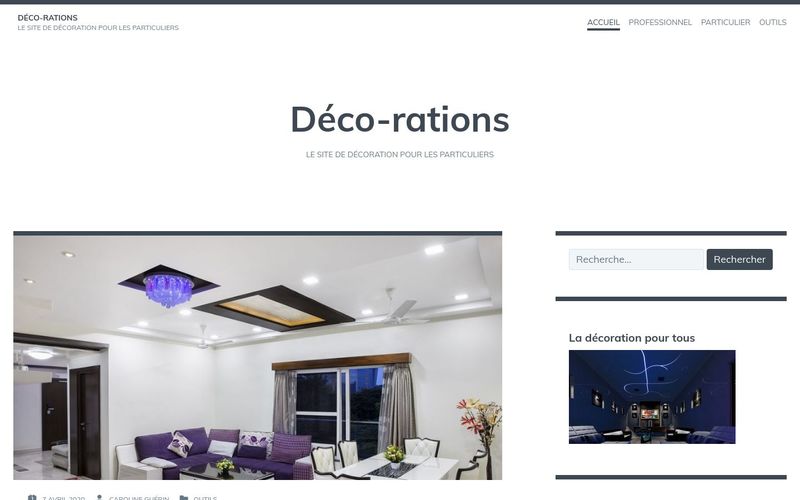 Déco-rations - Le site de décoration pour les particuliers