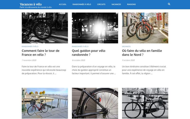 Vacances à vélo - Partir à la découverte du monde à vélo